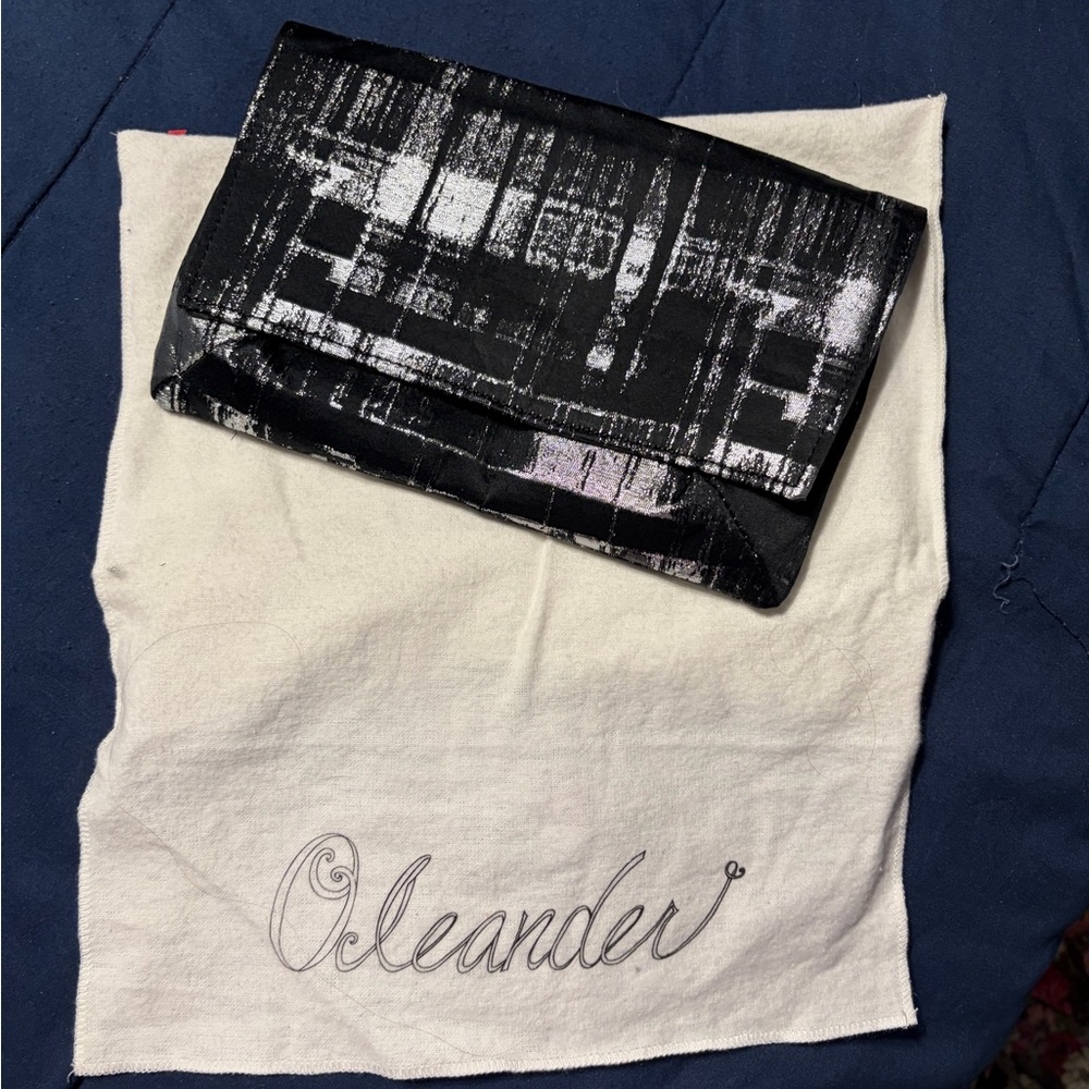 Black and White Clutch Bag